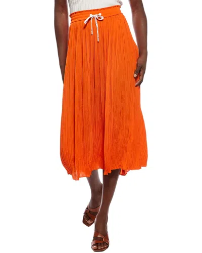 Marc Cain Midi Skirt In Tan