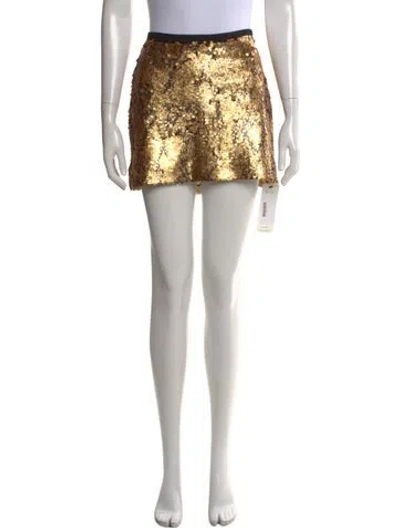 Pre-owned Marc Cain Patterned Mini Skirt In Multi