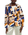 Marc Cain Printed Blazer In Multi