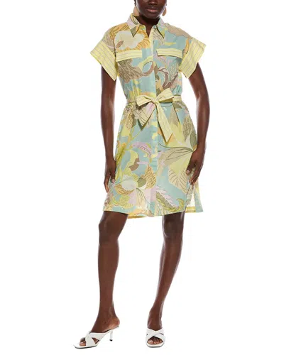 Marc Cain Printed Midi Dress In Multi