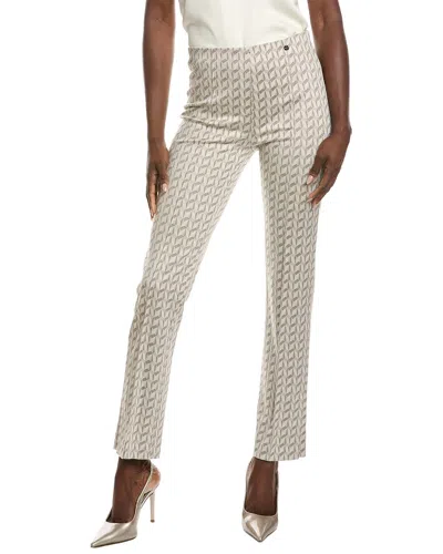 Marc Cain Printed Pant In Neutral