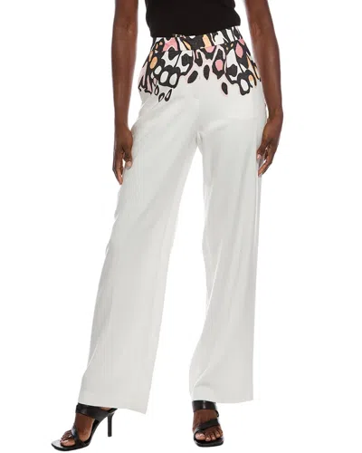 Marc Cain Printed Pant In White