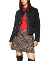 Marc Cain Quilted Jacket With Nylon Details In Black