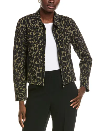 Marc Cain Reversible Quilted Jacket In Green