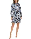 MARC CAIN MARC CAIN SILK-BLEND MINI DRESS