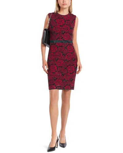 Marc Cain Sleeveless Midi Dress In Red