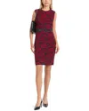 Marc Cain Sleeveless Midi Dress In Red