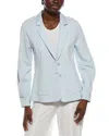 Marc Cain Solid Blazer In Blue