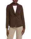 Marc Cain Solid Blazer In Brown