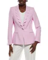 Marc Cain Solid Blazer In Pink