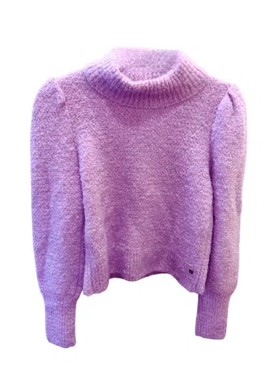 Marc Cain Sparkle Sweater In Lilac In Blue