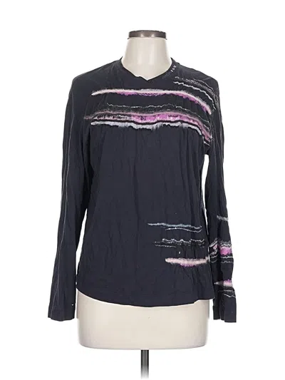 Pre-owned Marc Cain Sports Long Sleeve T-shirt In Black