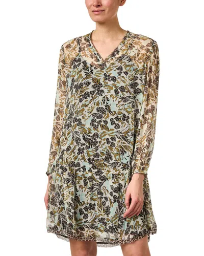 MARC CAIN MARC CAIN SPORTS V-NECK MINI DRESS