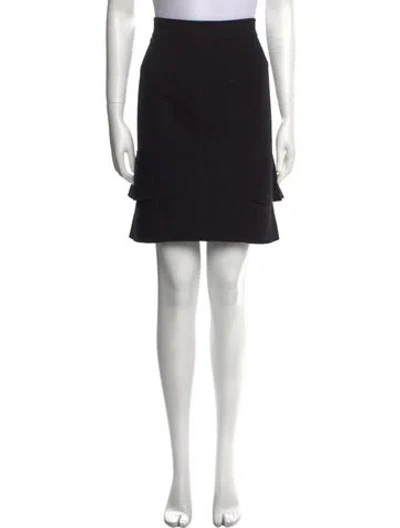 Pre-owned Marc Cain Virgin Wool Knee-length Skirt In Neutral