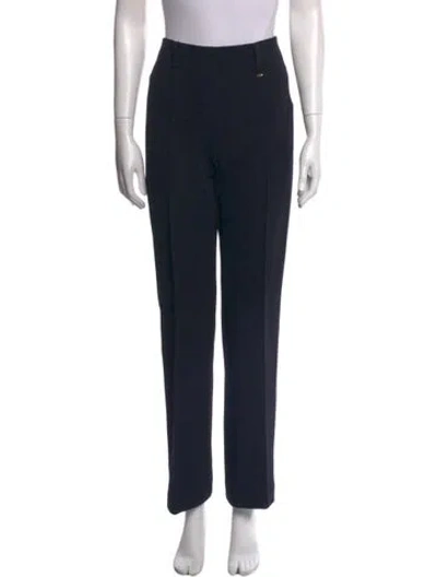 Pre-owned Marc Cain Wide Leg Pants In Black