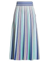 Marc Cain Woman Midi Skirt White Size 2 Viscose, Polyamide In Multi