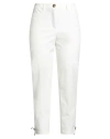 Marc Cain Woman Pants Off White Size 4 Cotton, Polyamide, Elastane In White