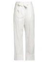 Marc Cain Woman Pants White Size 5 Cotton, Elastane In White