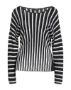 Marc Cain Woman Sweater Black Size 5 Viscose, Polyamide In Black