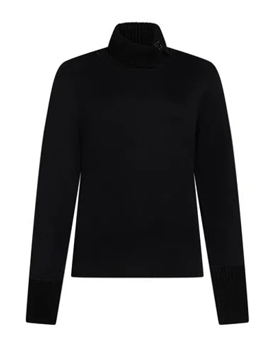 Marc Cain Woman T-shirt Black Size 4 Cotton, Elastane