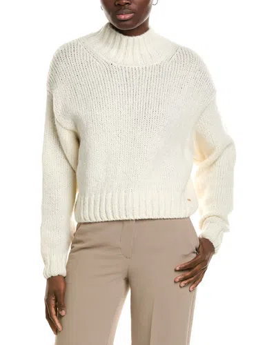 Marc Cain Wool & Alpaca-blend Sweater In White