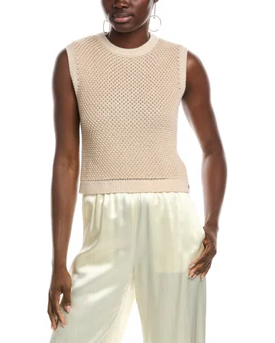 Marc Cain Wool, Cashmere, & Silk-blend Top In Beige