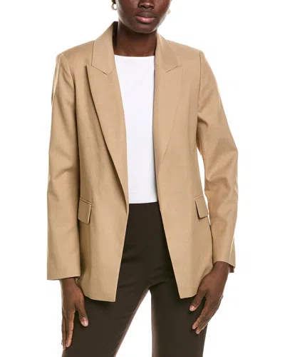 Marc Cain Wool-blend Blazer In Brown