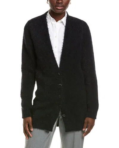 Marc Cain Wool-blend Cardigan In Black