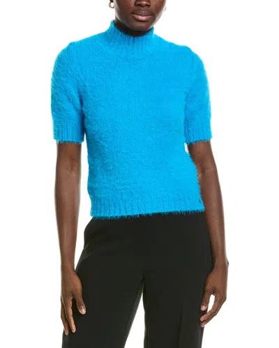 Marc Cain Wool-blend Sweater In Blue