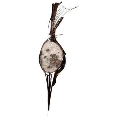 Pre-owned Marc D'haenens Sculptural Sconces By  In Transparent