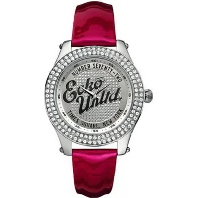 Marc Ecko Ladies' Watch  E10038m4 ( 39 Mm) Gbby2 In Red