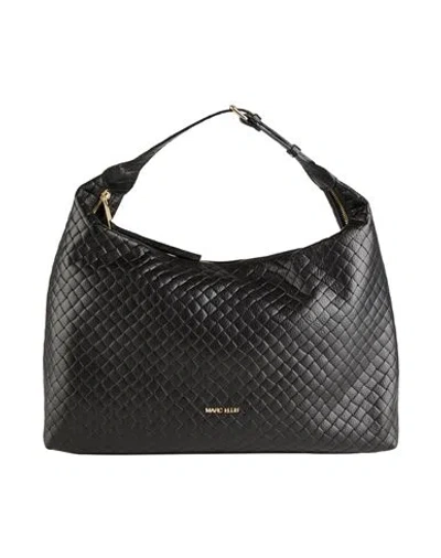 Marc Ellis Woman Shoulder Bag Black Size - Leather