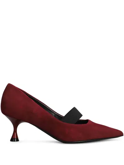 Marc Ellis Pumps In Bordeaux Suede In Red