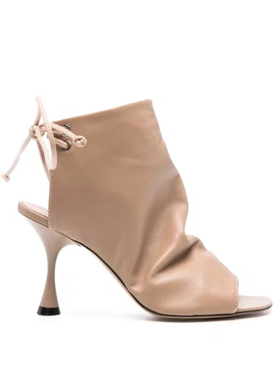 Marc Ellis 85mm Leather Ankle Boots