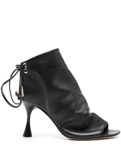 Marc Ellis 85mm Leather Ankle Boots