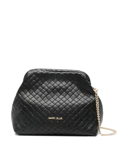 Marc Ellis Arlena M Plot Detachable-chain Clutch Bag In Black