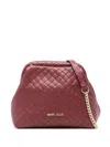 Marc Ellis Arlena S Plot Detachable-chain Clutch Bag In Burgundy