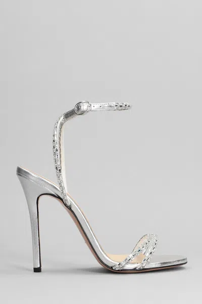 Marc Ellis Azha Sandals In Silver Leather