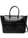 Marc Ellis Wave Tote Bag In Black