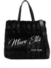 Marc Ellis Quilted Top-handles Shoulder Bag In Black