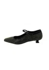 Marc Ellis Ballerina Heel 3cm Woman  With Studs In Black