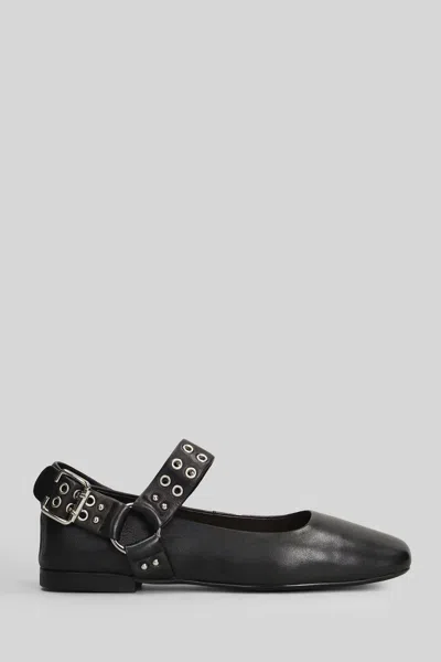Marc Ellis Ballet Flats In Black