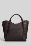 Marc Ellis Basket Plait Tote In Brown