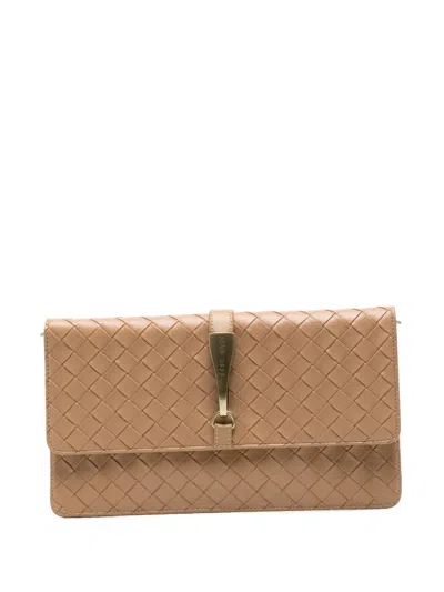 Marc Ellis Chloe Plait Cross Body Bag In Brown