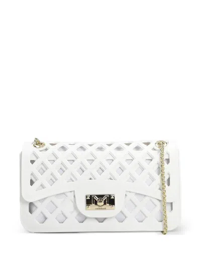 Marc Ellis Cut-out Detail Shoulder Bag In White
