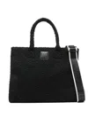 Marc Ellis Faux-fur Cross Body Bag In Black
