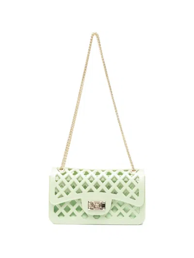 Marc Ellis Flat Basket Cross Body Bag In Green