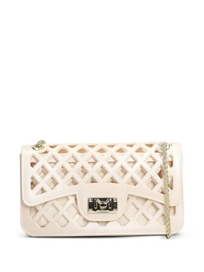 Marc Ellis Flat Basket Schultertasche Mit Cut-out In Brown