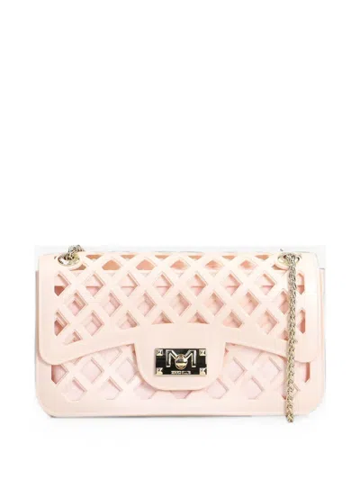 Marc Ellis Flat Basket Schultertasche Mit Cut-out In Pink