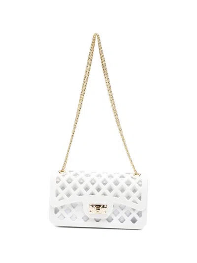 Marc Ellis Flat Crossbody Bag Basket In White